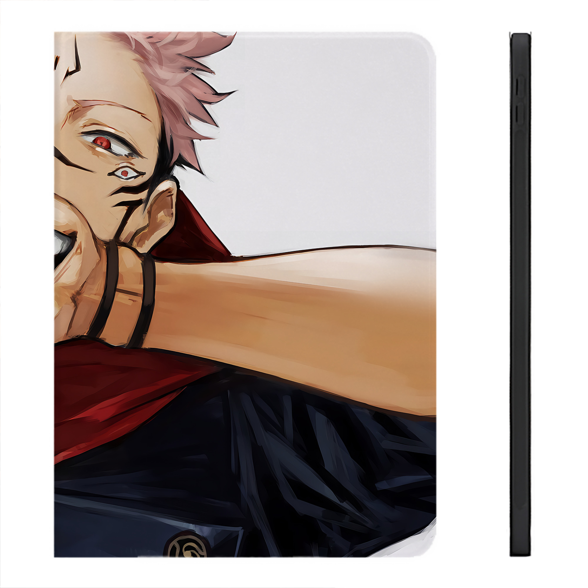 （画像用） 呪術廻戦 Jujutsu Kaisen IPadケース ペンホルダー付き ブックスタイルデザイン
